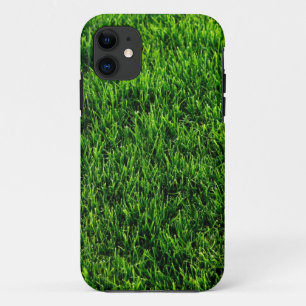 Capa Para iPhone 11 Textura da grama verde de um campo de futebol