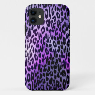 Capa Para iPhone 11 Textura de impressão em animais retrô de leopard