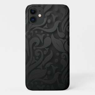 Capa Para iPhone 11 textura de ornamentos pretos Case-Mate mal lá
