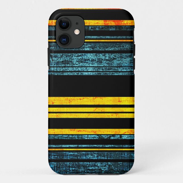 Capa Para iPhone 11 Textura de stripes (Verso)