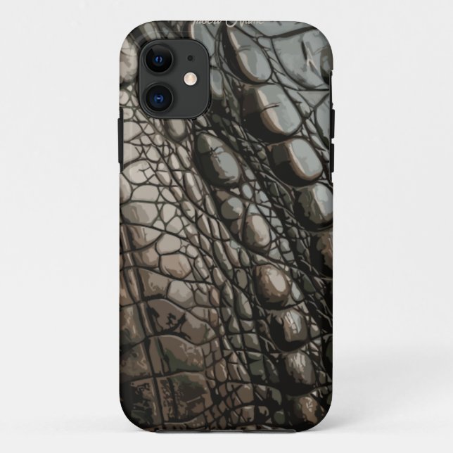 Capa Para iPhone 11 Textura do Gator (Verso)