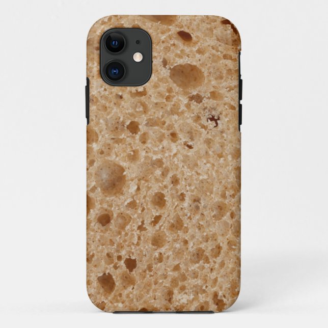 Capa Para iPhone 11 Textura do Pão (Verso)
