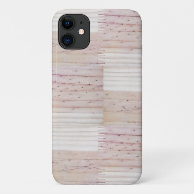 Capa Para iPhone 11 Textura em madeira iPhone 11 Caso (Verso)