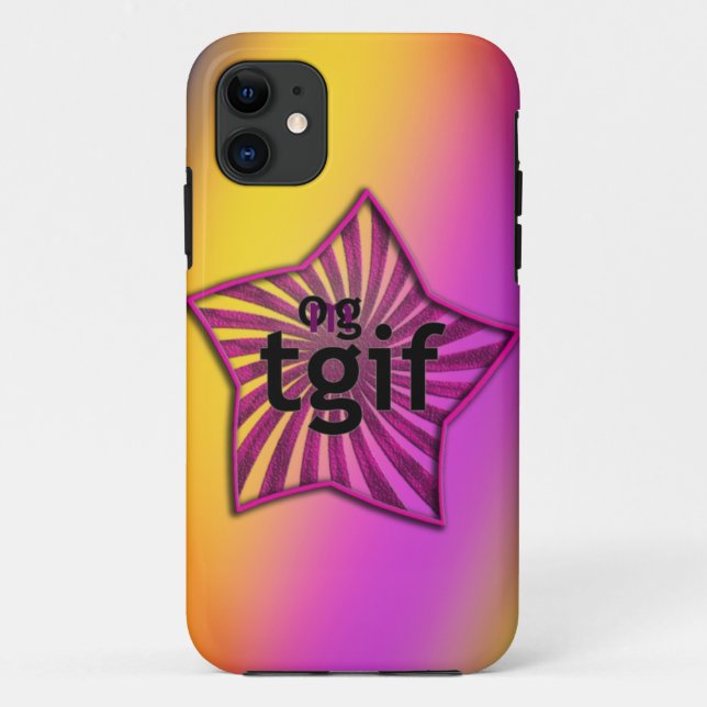 Capa Para iPhone 11 Tgif! (Verso)