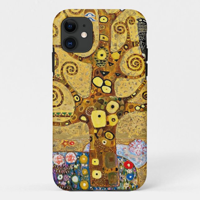 Capa Para iPhone 11 “ The Tree of Life ” , Gustav Klimt (Verso)