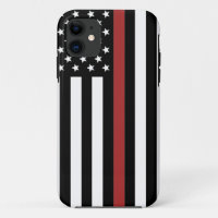 Thin Red Line USA Flag Fire Department