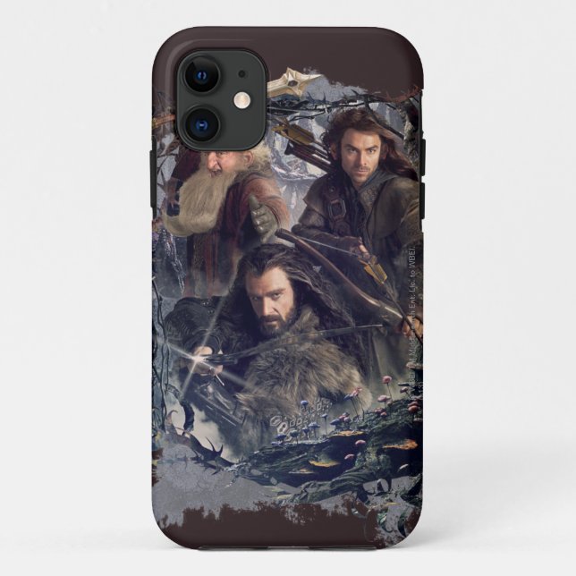 Capa Para iPhone 11 Thorin, Kili e Gráfico Balin (Verso)