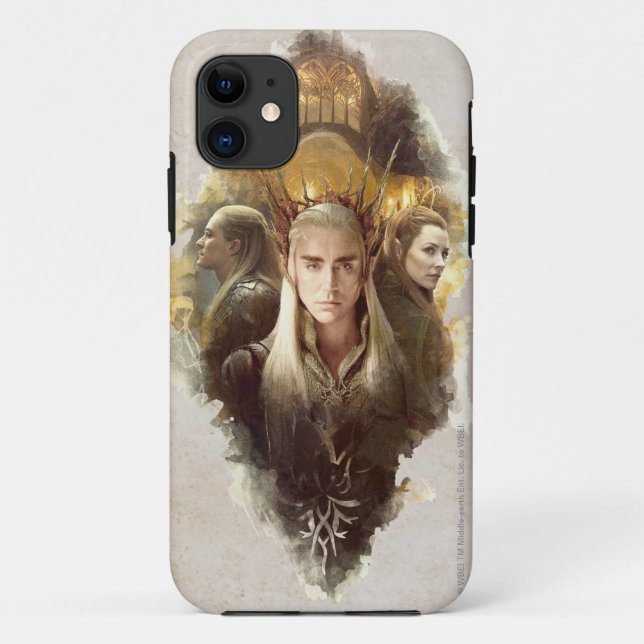 Capa Para iPhone 11 Thranduil, LEGOLAS GREENLEAF™, & TAURIEL™ Gráfico (Verso)