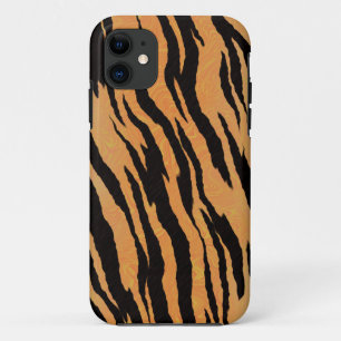Capa Para iPhone 11 Tigre de fundo de textura de padrão uniforme