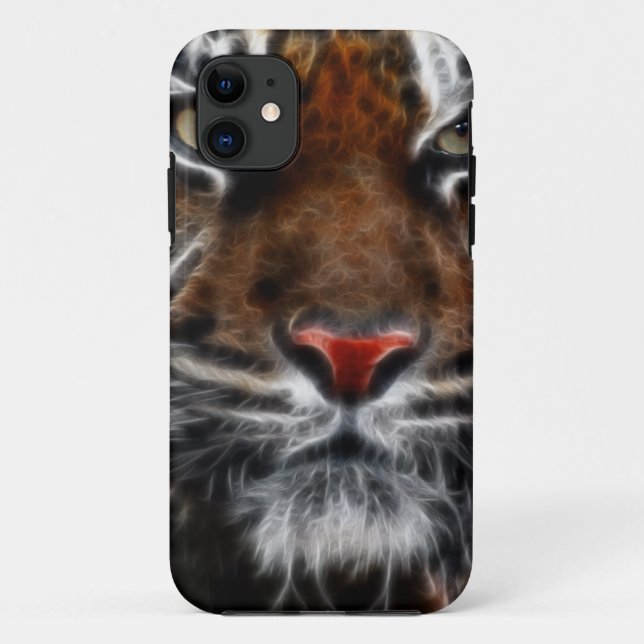Capa Para iPhone 11 Tigre de Gatos-Grande Selvagens (Verso)