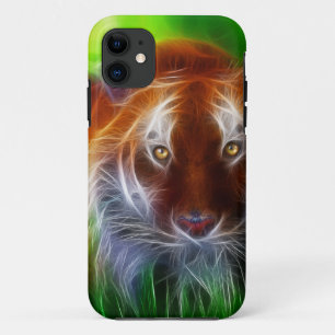 Capa Para iPhone 11 Tigre de Gatos-Grande Selvagens