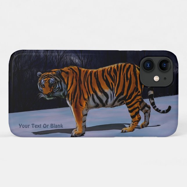 Capa Para iPhone 11 Tigre Siberiano (Verso (horizontal))