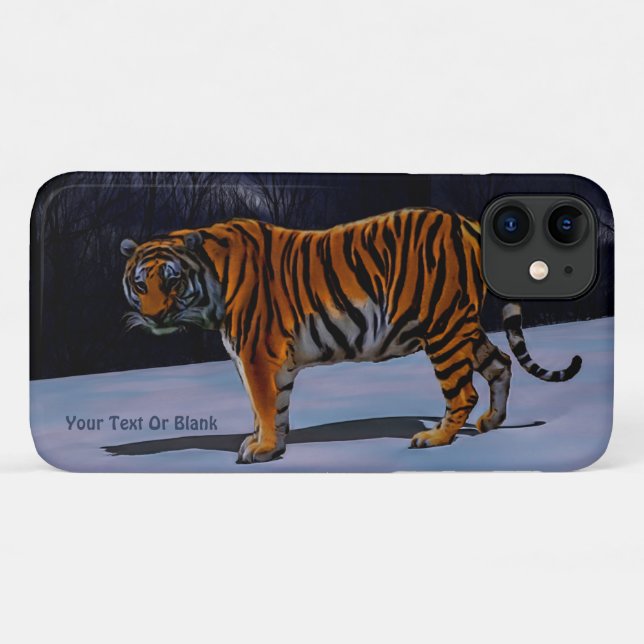 Capa Para iPhone 11 Tigre Siberiano (Verso (horizontal))