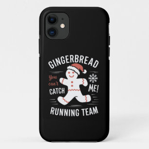 Capa Para iPhone 11 Time de corrida de biscoito de gengibre Humor nata