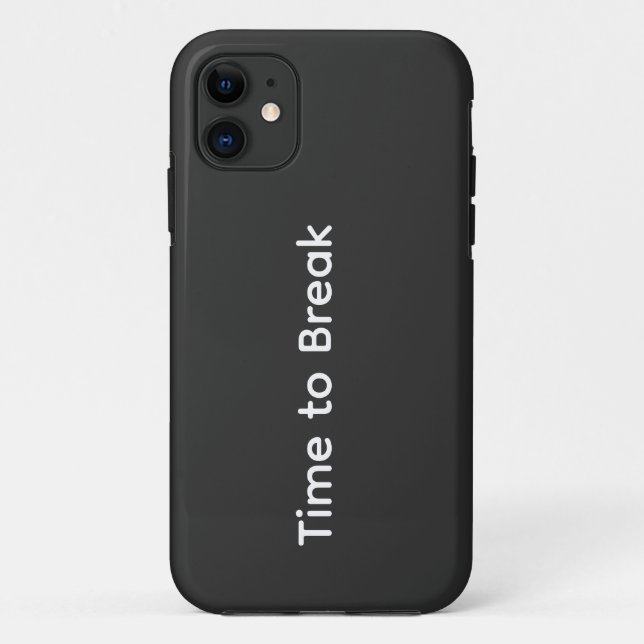 Capa Para iPhone 11 Time to Break –  Concept Inspired by Prison Break (Verso)