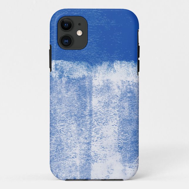 Capa Para iPhone 11 Tinta laminada azul (Verso)