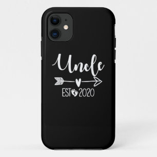 Capa Para iPhone 11 Tio Heart Love Est Gift   Presentes da Família Ti