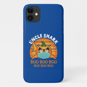 Capa Para iPhone 11 Tio Shark Boo Shirt Pumpkin Halloween Tio