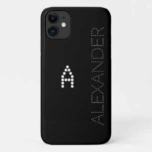 Capa Para iPhone 11 Tipo de letra de tendência de nome personalizado e