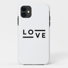 Capa Para iPhone 11 Tipografia do Amor