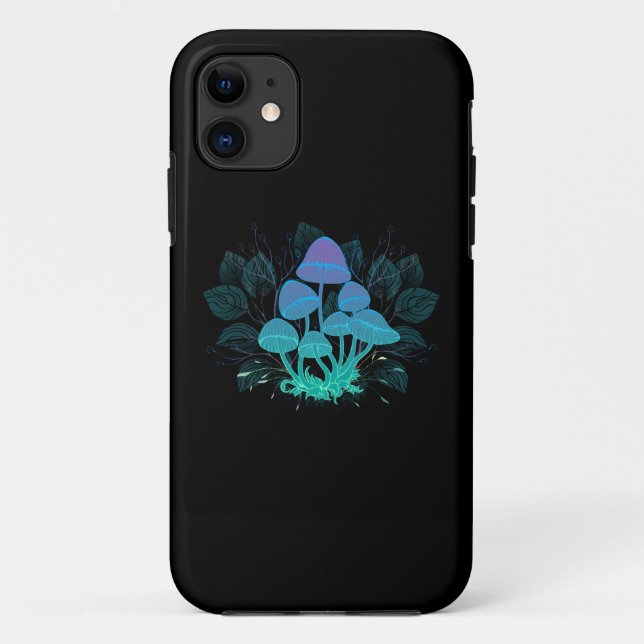 Capa Para iPhone 11 Toadstools em arbustos (Verso)