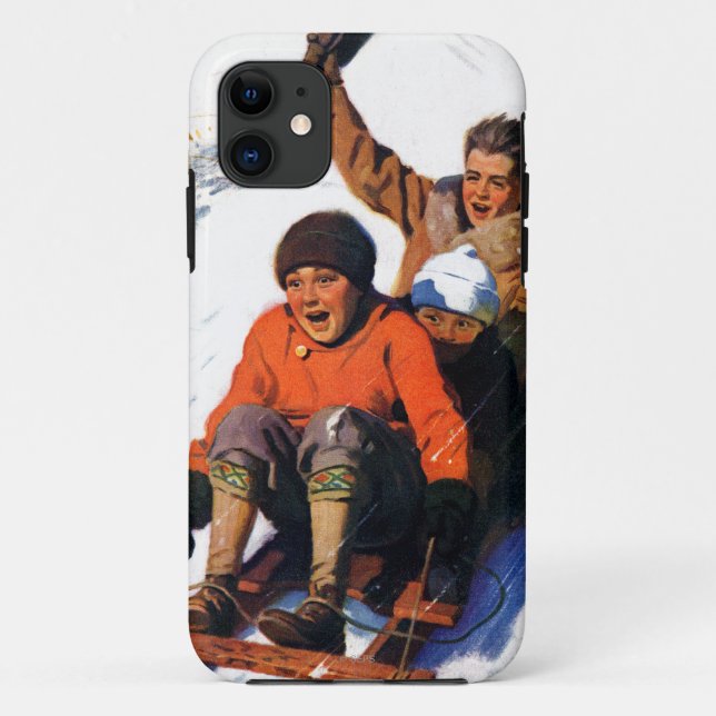 Capa Para iPhone 11 Tobagganing (Verso)