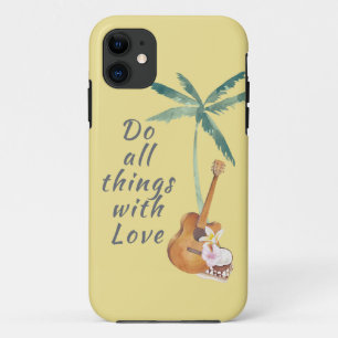 Capa Para iPhone 11 Todas As Coisas Com Amor Tropical