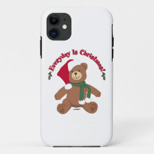 Capa Para iPhone 11 Todos Os Dias É Natal! Urso de Natal