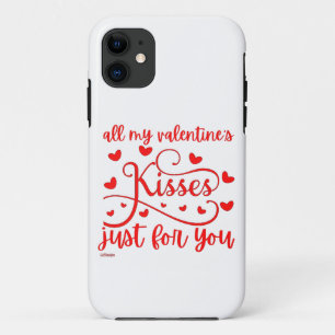 CAPA PARA iPhone 11 TODOS OS MEUS BEIJOS DE NAMORADOS APENAS PARA VOC
