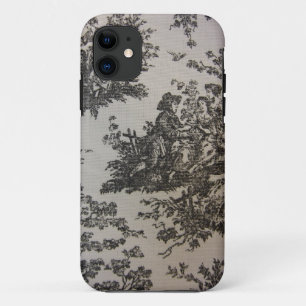 Capa Para iPhone 11 Toile em preto & no branco