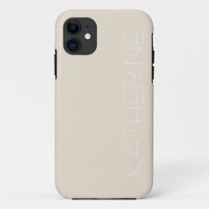Capa Para iPhone 11 Tom personalizado tom natural terroso neutro bege