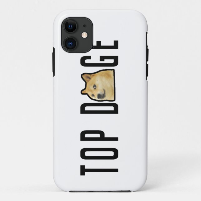 Capa Para iPhone 11 Top doge iphone case (Verso)