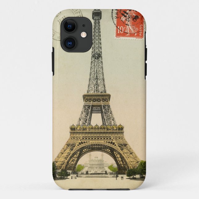 Capa Para iPhone 11 Torre Eiffel (Verso)