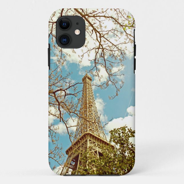 Capa Para iPhone 11 Torre Eiffel (Verso)