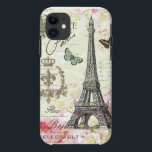 Capa Para iPhone 11 torre Eiffel moderna do francês do vintage<br><div class="desc">torre Eiffel moderna do francês do vintage</div>