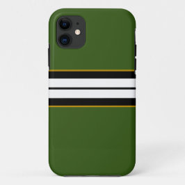 Capa Para iPhone 11 Torres Brancas Esportivas Sobre Floresta Verde