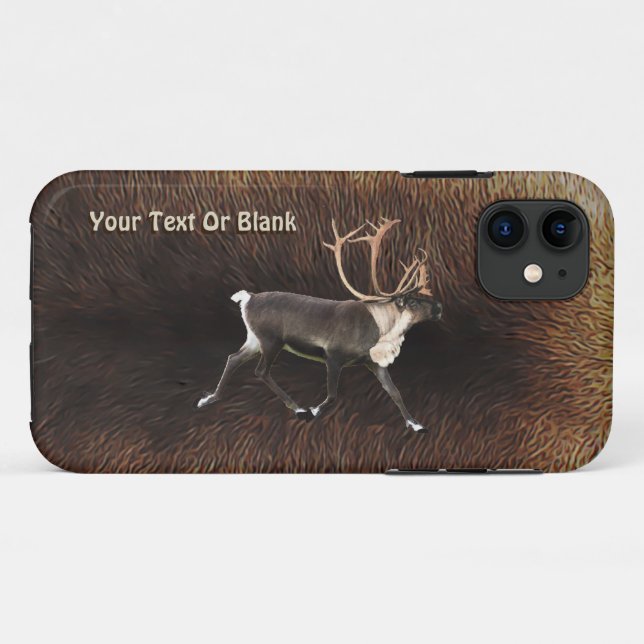 Capa Para iPhone 11 Touro das Caraíbas (Reindeer) (Verso (horizontal))
