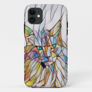 Capa Para iPhone 11 Trabalho de arte de Gato Engraçado