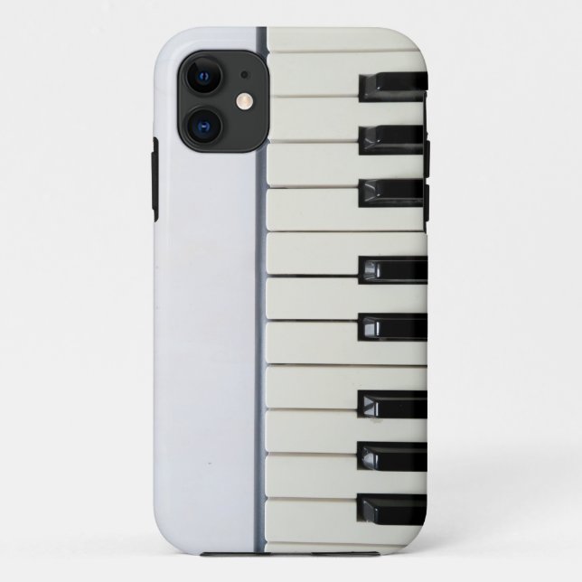 Capa Para iPhone 11 Trabalho de arte de Piano Incrível (Verso)