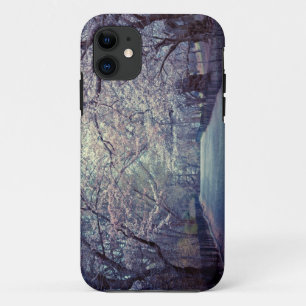 Capa Para iPhone 11 Trajeto da flor de cerejeira do Central Park