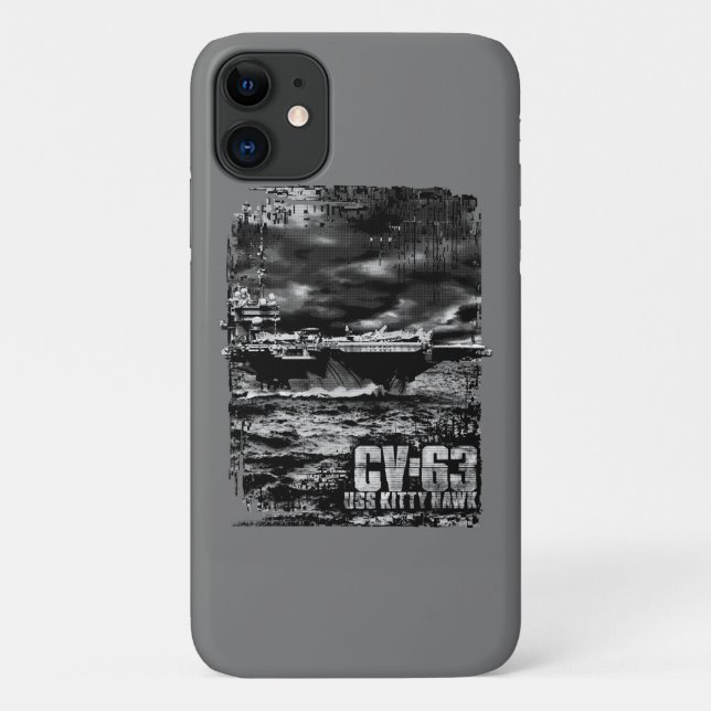 Capa Para iPhone 11 Transportadora aérea Gatinho Hawk (Verso)
