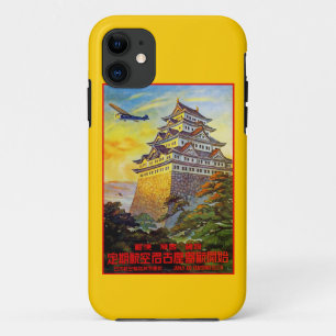 Capa Para iPhone 11 Transporte aéreo japonês com Pagoda
