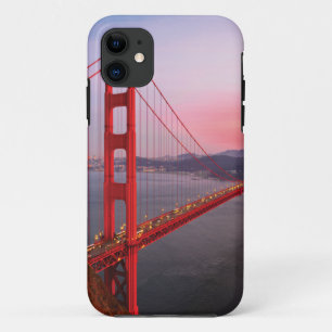 Capa Para iPhone 11 Travesseiro decorativo da ponte ouro