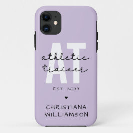 Capa Para iPhone 11 Treinador atlético personalizado em atlética