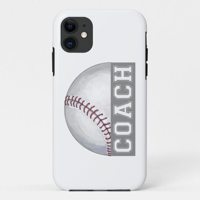 Capa Para iPhone 11 Treinador Baseball (Verso)