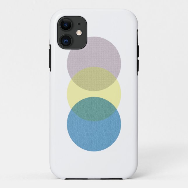 Capa Para iPhone 11 Três Círculos (Verso)
