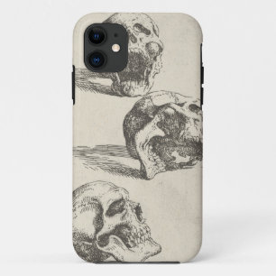 Capa Para iPhone 11 Três crânios