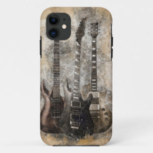Capa Para iPhone 11 Três guitarra