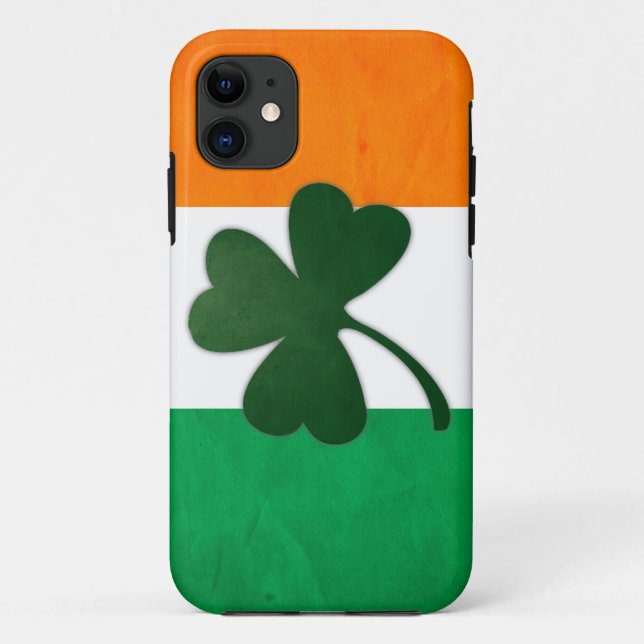 Capa Para iPhone 11 Trevo de Ireland (Verso)