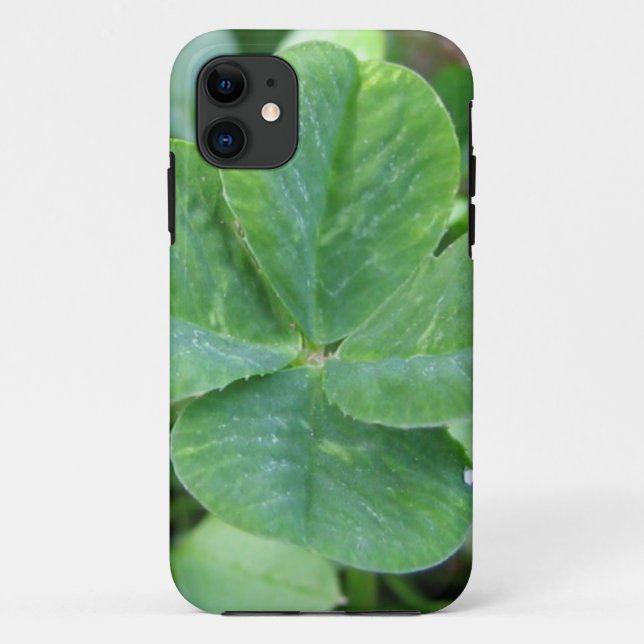 Capa Para iPhone 11 Trevo de Quatro Folhas (Verso)